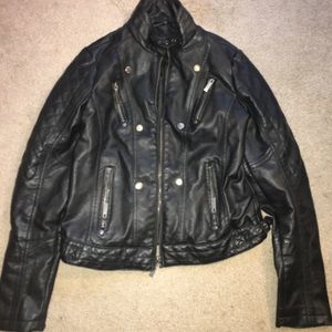 Faux Leather Jacket